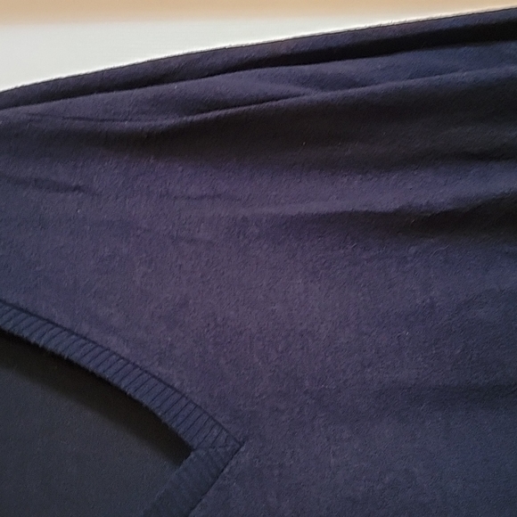 3/$15 Deal 🎉 Lucky Brand 🧣 Navy Blue Sweater/Top - Size M - Picture 5 of 5